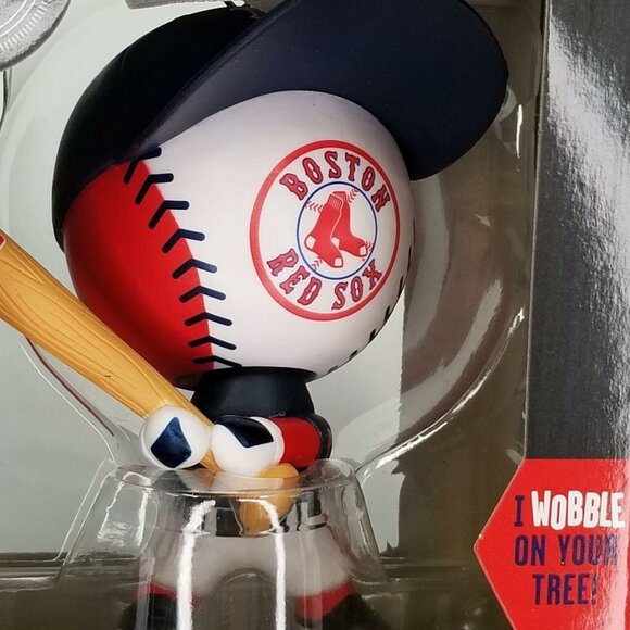 Hallmark MLB Boston Red Sox Christmas Tree Ornament I Wobble On Your Tree New - Picture 3 of 12